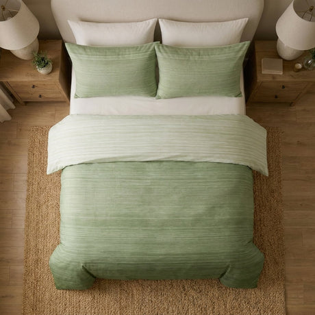 Fairhaven Polycotton Duvet Cover Set - Green