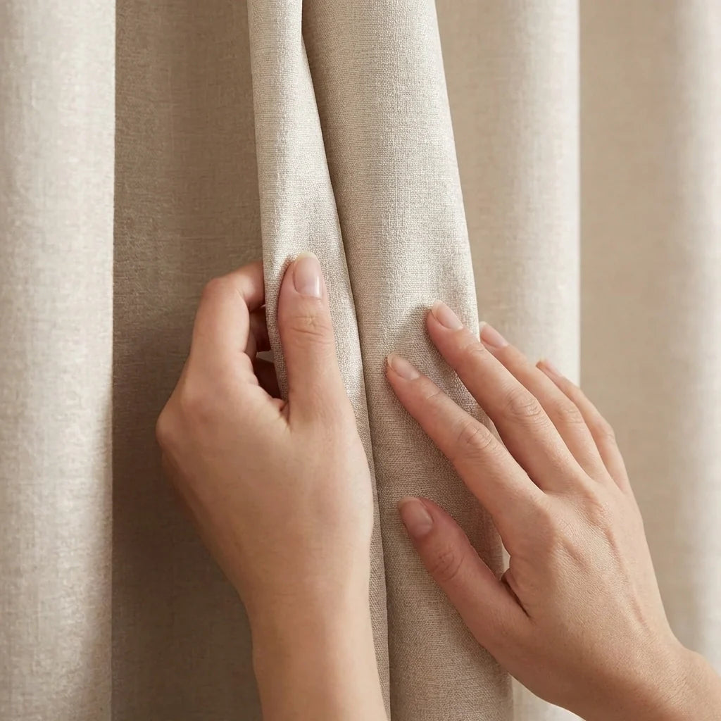 Amberley Thermal Eyelet Curtains - Natural image 3