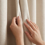 Amberley Thermal Eyelet Curtains - Natural image 3