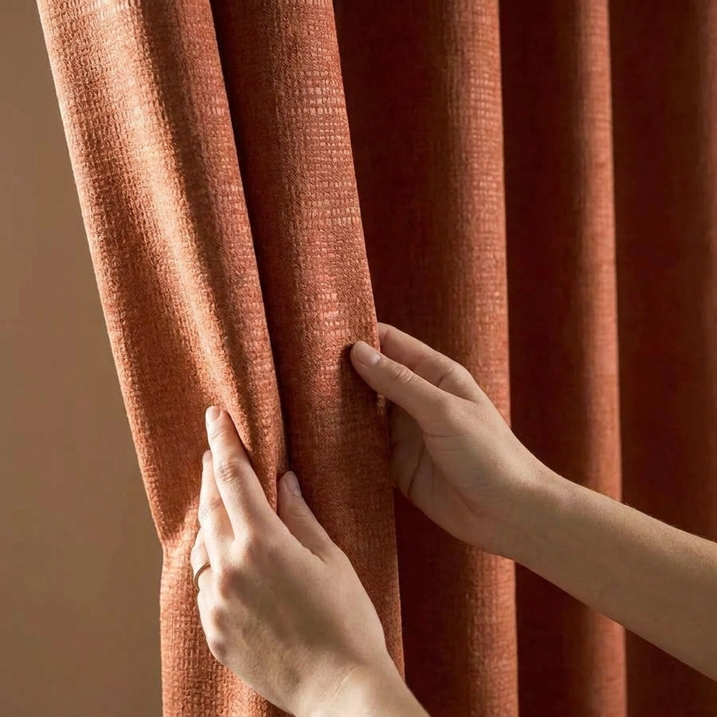 Matrix Thermal Dim Out Tape Top Pencil Pleat Curtains