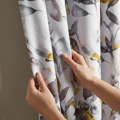 Giverny Blockout Eyelet Curtains - Ochre image 3