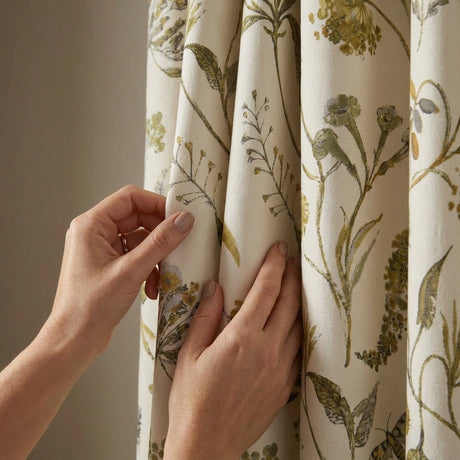 Grove Lined Tape Top Pencil Pleat Curtains 3