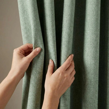 Dallas Lined Tape Top Pencil Pleat Blackout Curtains 9