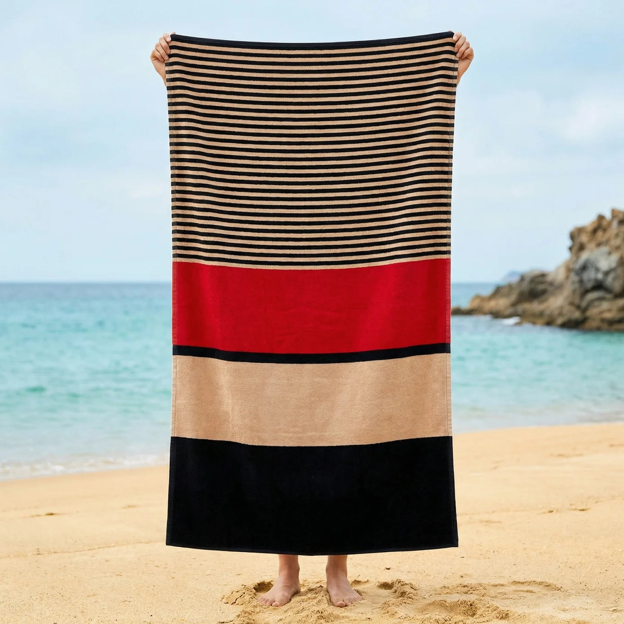 Hugo Stripe Beach Towel 5