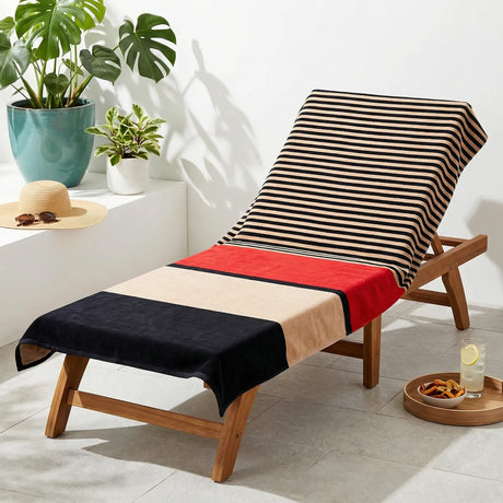 Hugo Stripe Beach Towel 2