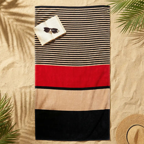 Hugo Stripe Beach Towel 3