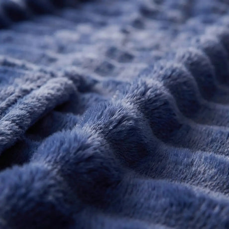 Rabbit Faux Fur Blanket Throw 6