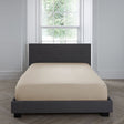 200 Thread Count Cotton 35cm Extra Deep Fitted Sheet - Natural