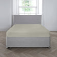 200 Thread Count Cotton 35cm Extra Deep Fitted Sheet - Silver