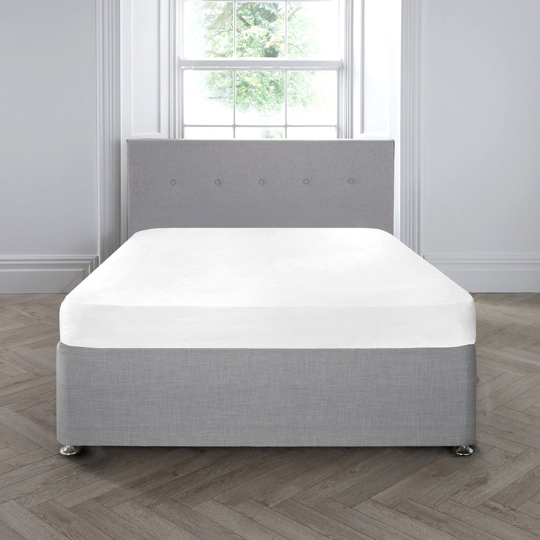 200 Thread Count 35cm Extra Deep White 100% Cotton Fitted Sheet