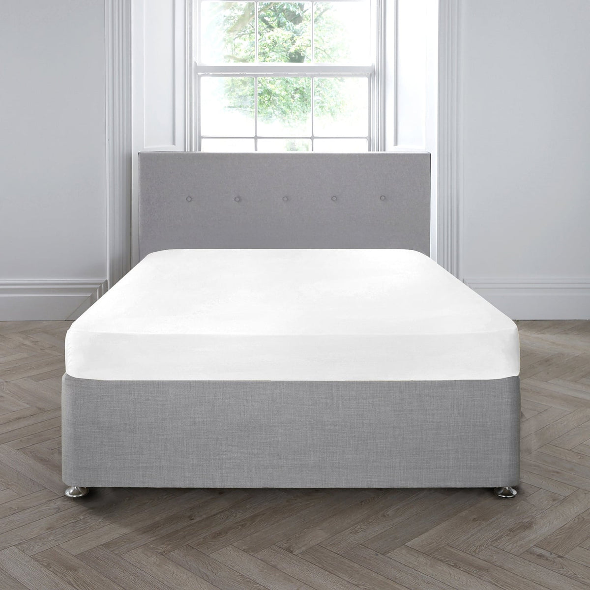 200 Thread Count Cotton 35cm Extra Deep Fitted Sheet - White