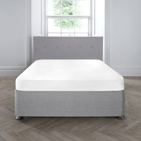 200 Thread Count Cotton 35cm Extra Deep Fitted Sheet - White