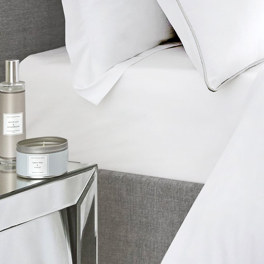 200 Thread Count Cotton 35cm Extra Deep Fitted Sheet - White - 200 Thread Count Plain Dye 35Cm Deep Fitted Bed Sheet In White 2