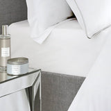 200 Thread Count Cotton 35cm Extra Deep Fitted Sheet - White - 200 Thread Count Plain Dye 35Cm Deep Fitted Bed Sheet In White 2
