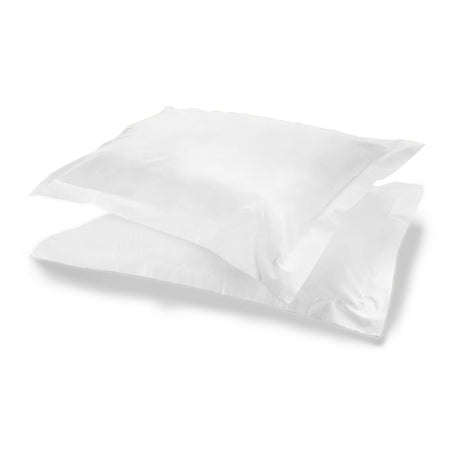 200 Thread Count Cotton Pillowcases Pair - 200 Thread Count Plain Dye Pair Of Oxford Pillowcases In White 50 X 75Cm 2