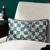 Mythos Checkerboard Cushion Cover 12" x 20" by furn.