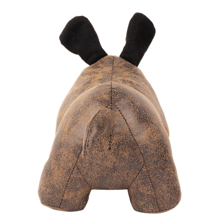 Rhino Faux Leather Doorstop - Ideal
