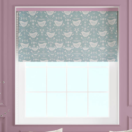 Narvik Seafoam Made To Measure Roman Blind by Style Furnishings