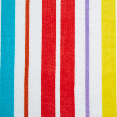 Rainbow Stripe Sun Lounger Towel by Catherine Lansfield