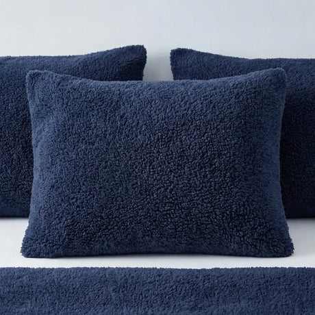 Sherpa Teddy Fleece Duvet Cover Set 3