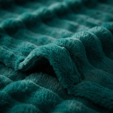 Rabbit Faux Fur Blanket Throw 15