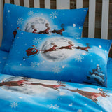 Santa Glow Duvet Cover Set by Bedlam