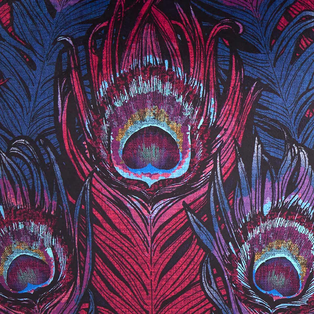 Dandy Peacock Cushion Cover 22 x 22" (55cm x 55cm) by Laurence Llewelyn-Bowen