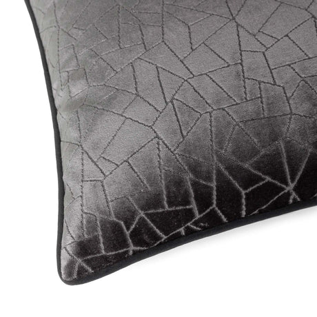 Malans Cut Velvet Cushion Cover 18" x 18" by Paoletti