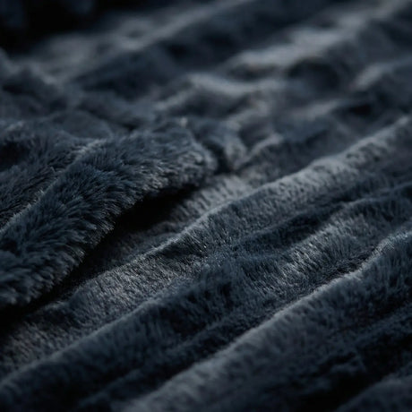Rabbit Faux Fur Blanket Throw 12