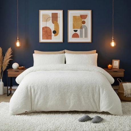 Sherpa Teddy Fleece Duvet Cover Set 13