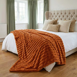 Rabbit Faux Fur Blanket Throw 17