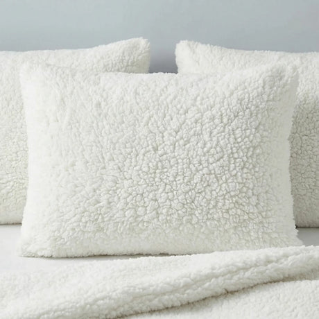 Sherpa Teddy Fleece Duvet Cover Set 15