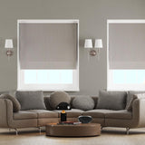 Pencil Stripe Pebble Made To Measure Roman Blind by Style Furnishings