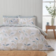 Catherine Lansfield Inga Leaf Reversible Duvet Cover Set - Natural