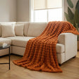 Rabbit Faux Fur Blanket Throw 16