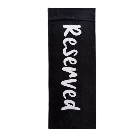 Reserved Sun Lounger Towel by Catherine Lansfield