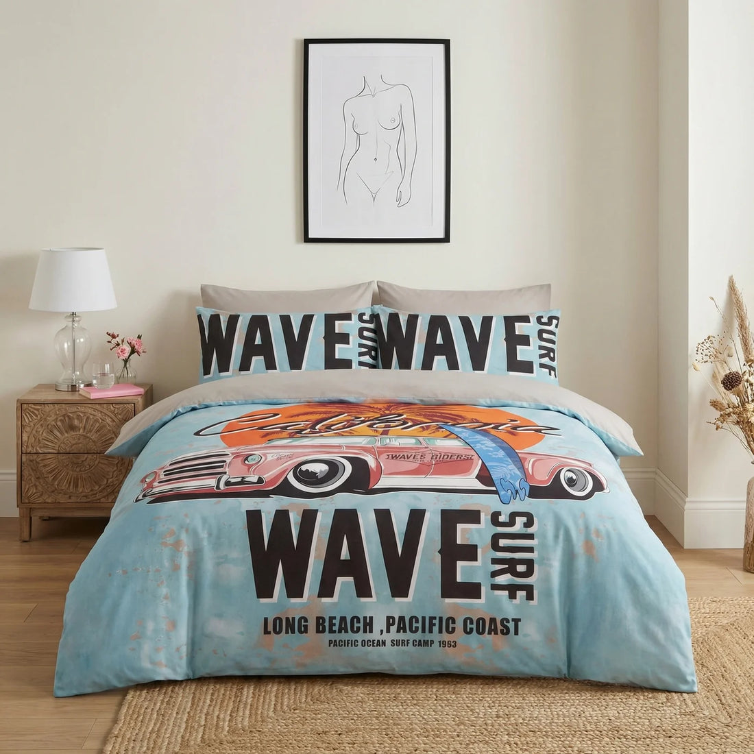 California Polycotton Duvet Cover Set