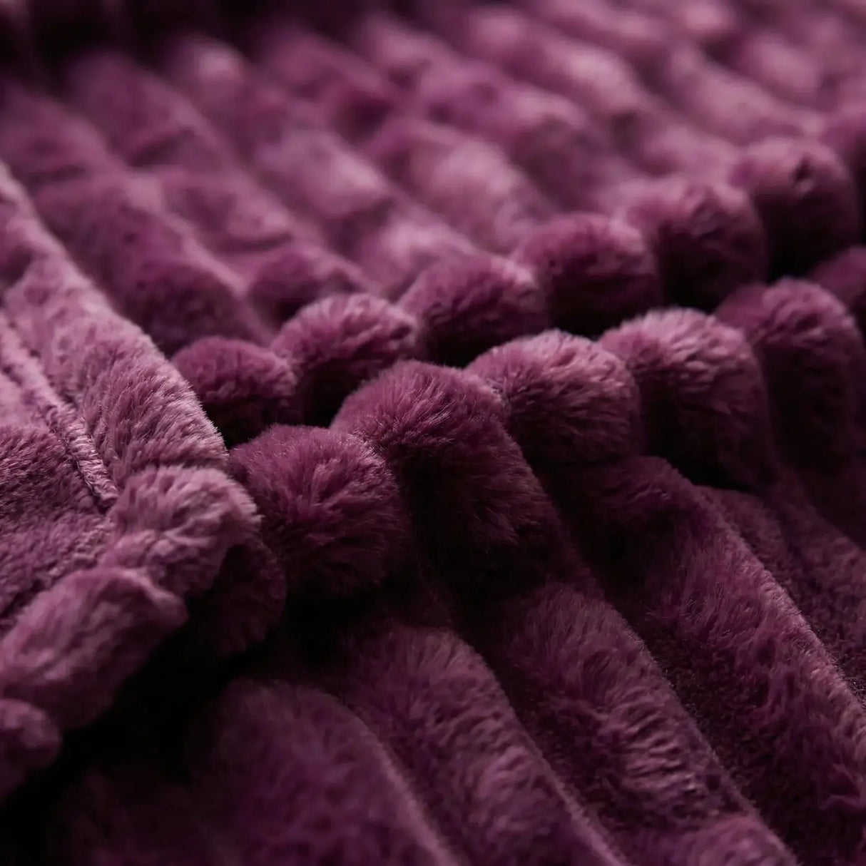 Rabbit Faux Fur Blanket Throw 9