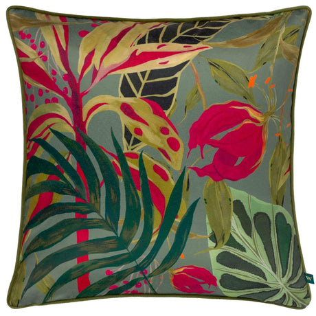 Kali Jungle Foliage Cushion Cover 20" x 20" by Wylder