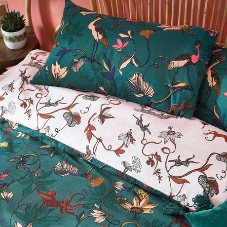 Wildlings Tropical Duvet Cover Set Double by furn.