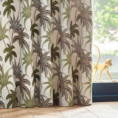 Galapagos Jacquard Eyelet Curtains by Wylder Tropics