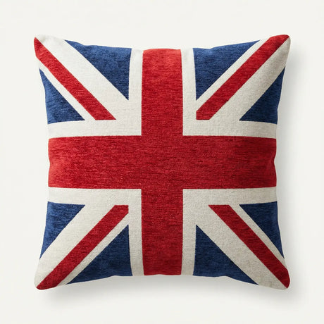 Union Jack Chenille Cushion Cover 18" x 18 3
