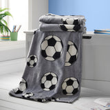 Catherine Lansfield Football Fleece Throw