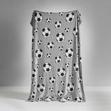 Catherine Lansfield Football Fleece Throw - Football Throw