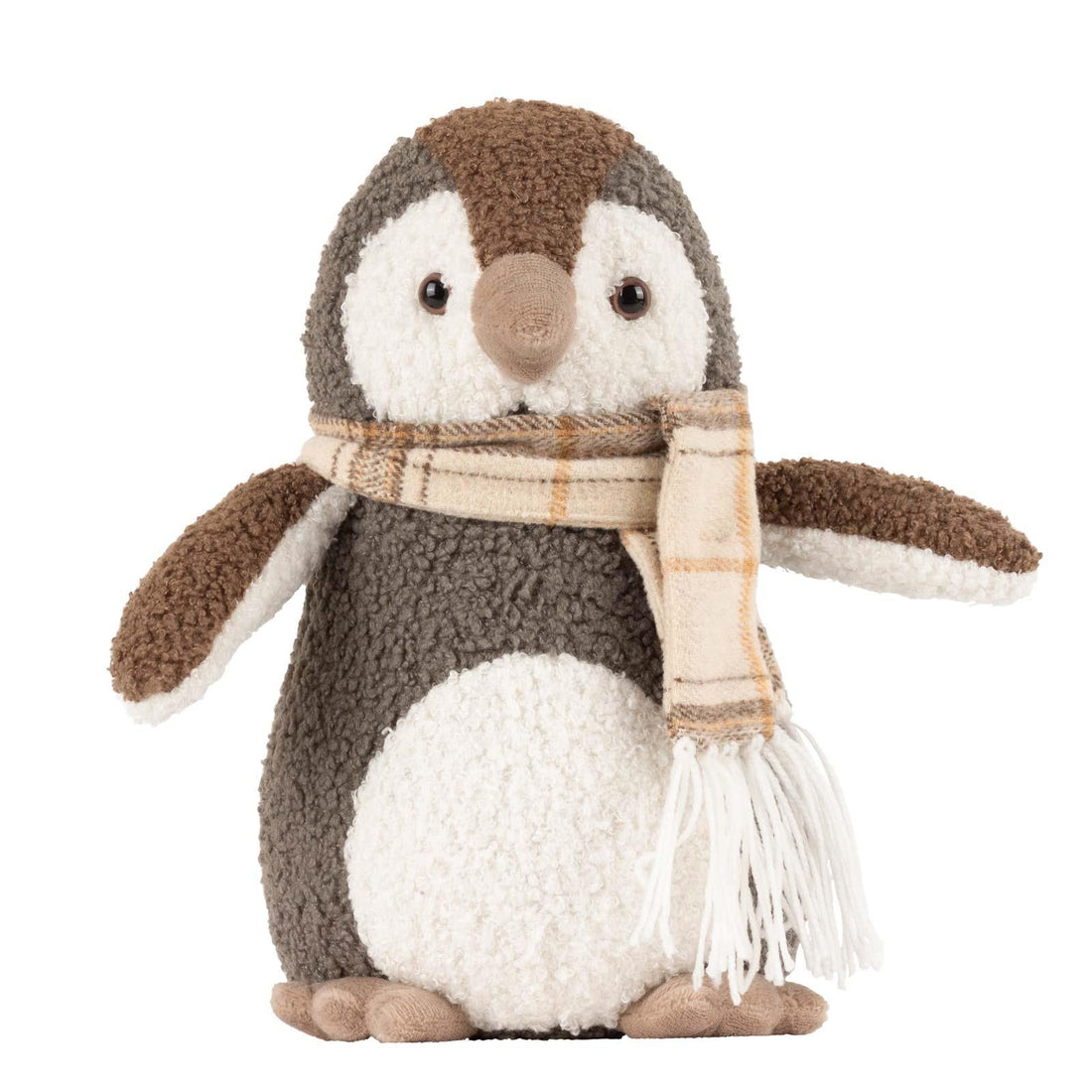 Boucle Penguin Doorstop Velvet