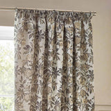 Pomegranate Jacquard Tape Top Pencil Pleat Curtains by Wylder Nature