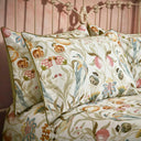 Songbird Traditional Floral Piped Pillowcase Pair by EW by Edinburgh Weavers
