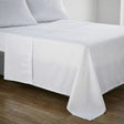 400 Thread Count White Flat Sheet