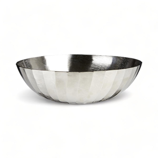 Handcrafted Nickel Textured Bowl