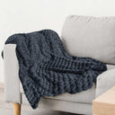 Lush Luxurious Fluffy Faux Rabbit Fur Throw Blanket by Emma Barclay